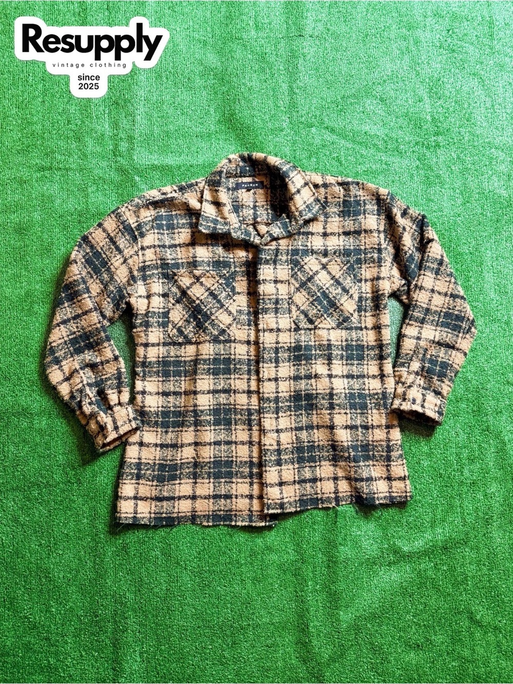 Pacsun Yellow & Green Fannel Men’s Size XL